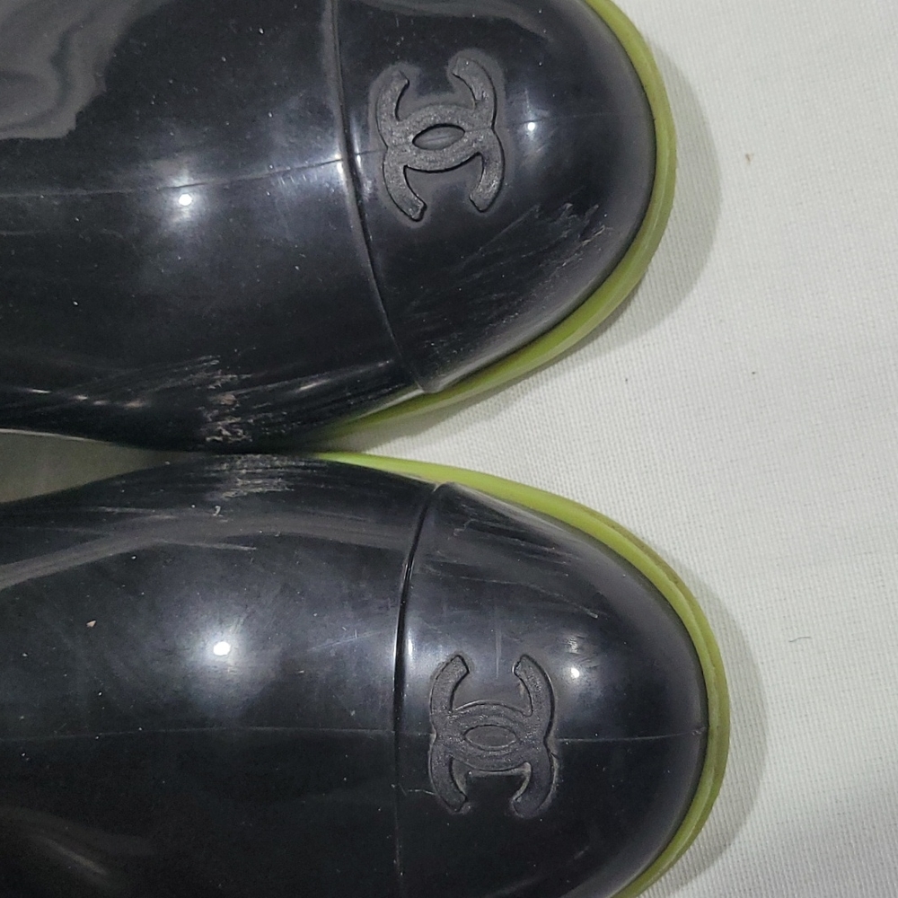 Chanel rain boots EU37 rubber - Picture 8 of 16